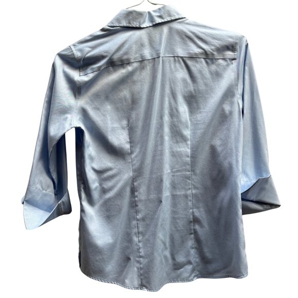 Land's End No Iron Pinpoint Oxford Shirt – Size 4 - Picture 2 of 7